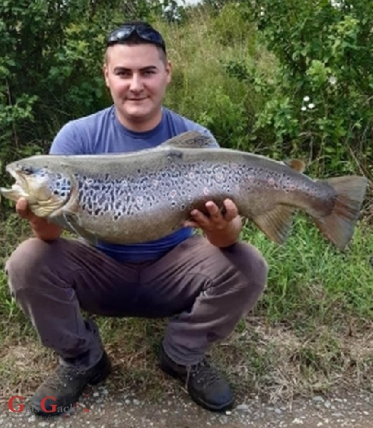Marijan Babić Maky ponovno ulovio pastrvu "kapitalca" 