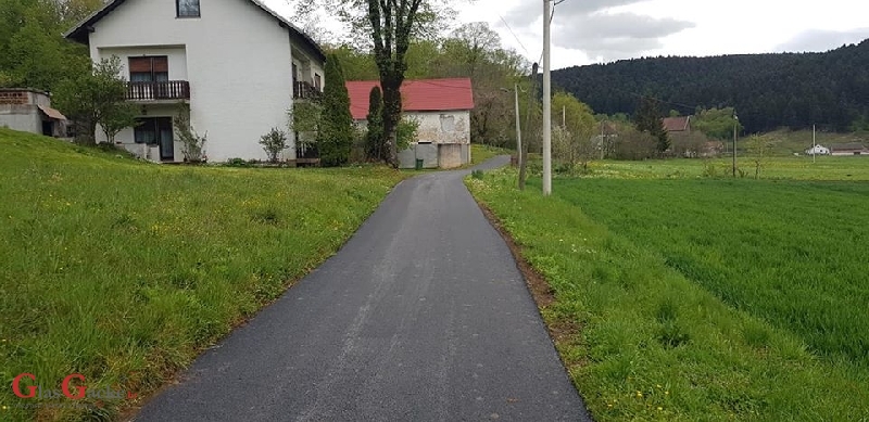 Izvršeno asfaltiranje županijskih cesta na području Općine Brinje 