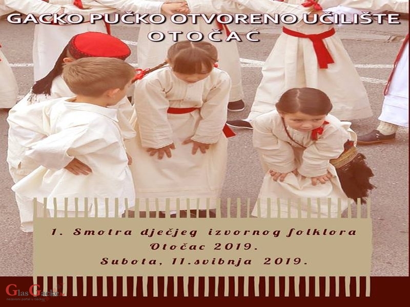 Danas 1.Smotra dječjeg izvornog folklora 
