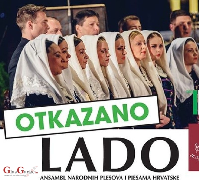 Odgođen koncert Ansambla LADO