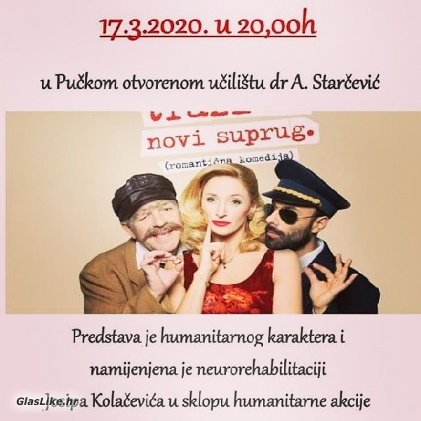 "Traži se novi suprug" - predstava humanitarnog karaktera 