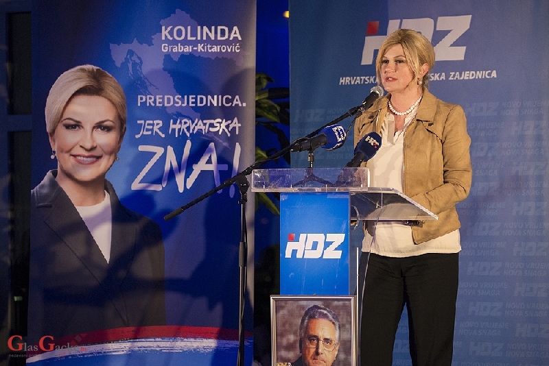 Sutra u Otočcu predsjednica Kolinda Grabar-Kitarović i predsjednička kandidatkinja HDZ-a 