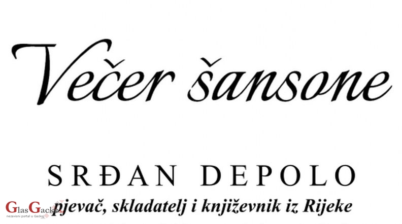 Večer šansone uz Srđana Depolo u Narodnoj knjižnici Otočac 