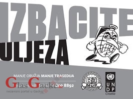 Preventivna akcija "Manje oružja, manje tragedija" danas u Korenici