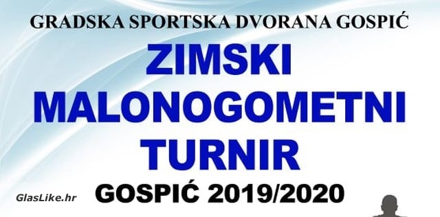 Zimski malonogometni turnir "Gospić 2019/2020" - danas početak 