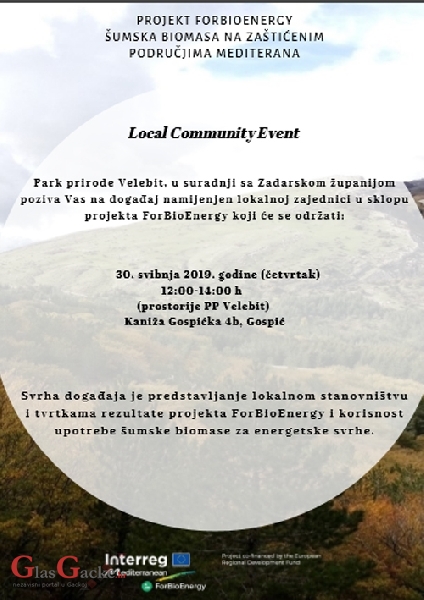  ForBioEnergy - u Gospiću 30. svibnja
