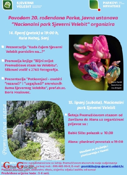 20. obljetnica utemeljenja NP Sjeverni Velebit 20. obljetnica utemeljenja NP Sjeverni Velebit