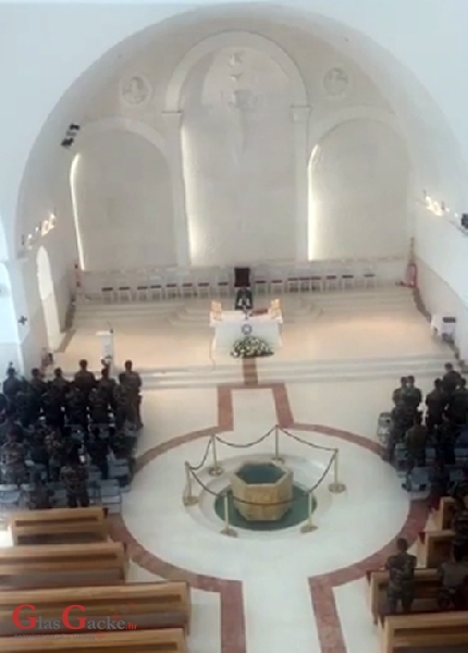 Misa za francuske vojnike na Udbini Misa za francuske vojnike na Udbini