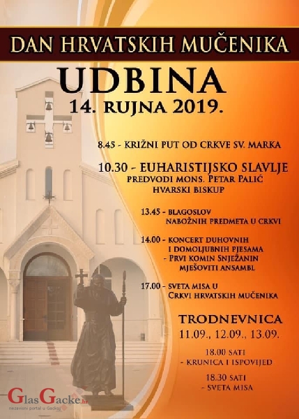 Dan hrvatskih mučenika - 14. rujna Dan hrvatskih mučenika - 14. rujna