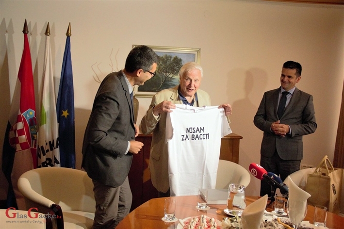 Sir David Attenborough na Plitvičkim jezerima Sir David Attenborough na Plitvičkim jezerima