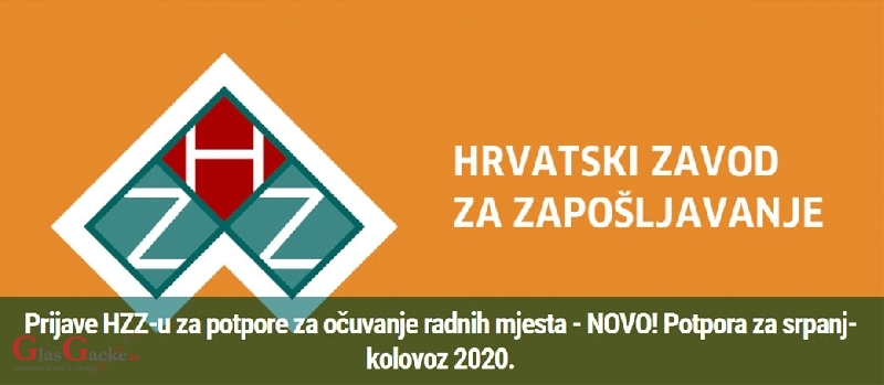 HZZ objavio je pred dva dana nastavak mjere Potpora za očuvanje radnih mjesta - srpanj-kolovoz 2020.