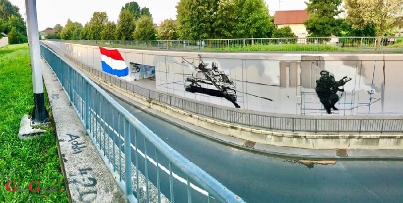 O kako li im samo smeta mural u čast Blage Zadre O kako li im samo smeta mural u čast Blage Zadre
