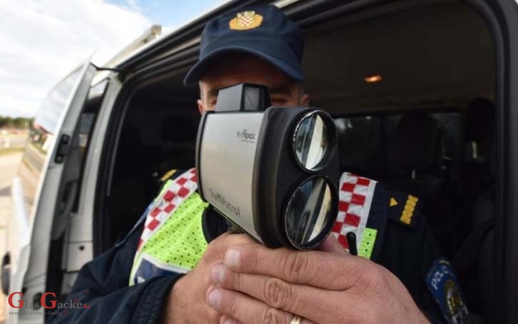 Rezultati provedene akcije 24-satnog nadzora brzine na području Policijske uprave ličko-senjske