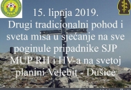 Drugi pohod na Velebit za poginule pripadnike Specijalne policije MUP-a i HV-a