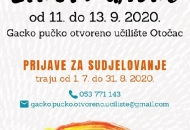 LIKOM GACKE - od 11. do 13. rujna LIKOM GACKE - od 11. do 13. rujna