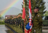 Ispraćaj postrojbe HKV u operaciju KFOR na Kosovu