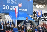 Svečanim postrojavanjem obilježena 30. obljetnica Hrvatske vojske Svečanim postrojavanjem obilježena 30. obljetnica Hrvatske vojske