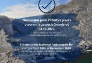 Plitvička jezera otvorena za posjetitelje Plitvička jezera otvorena za posjetitelje