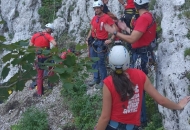 Spašena penjačica iz Bačić kuka na Srednjem Velebitu Spašena penjačica iz Bačić kuka na Srednjem Velebitu