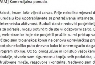 Upozorenje građanima o novoj phishing kampanji: Ne nasjedajte, nego obrišite!