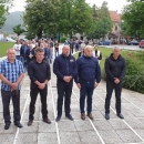 Vijenci i svijeće na spomenik braniteljima u Otočcu i Zalužnici