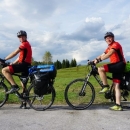 Krznarić i Piršljin biciklom na Lika Touring dionici