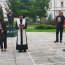 Vijenci i svijeće na spomenik braniteljima u Otočcu i Zalužnici