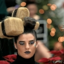 Show gačanskih frizera na Božićnom sajmu