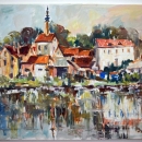 Otvorena izložba slika sa 14. likovne kolonije u Gackoj