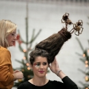 Show gačanskih frizera na Božićnom sajmu