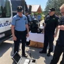 Ministar Božinović obišao operativno mjesto za koordinaciju rada policijskih snaga u Grabovcu