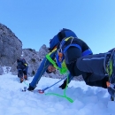Otočki alpinisti započeli novu godinu penjanjem po Jalovečkoj grapi