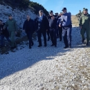 Predsjednik Vlade RH i potpredsjednik Vlade RH i ministar unutarnjih poslova obišli policijske službenike na Plješevici