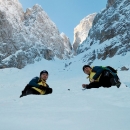 Otočki alpinisti započeli novu godinu penjanjem po Jalovečkoj grapi