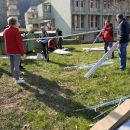Volonteri Gradskog društva Crvenog križa Otočac podigli šator i ustupili DZ Otočac na korištenje