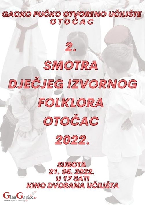 2. Smotra dječjeg izvornog folklora Otočac 2022. 