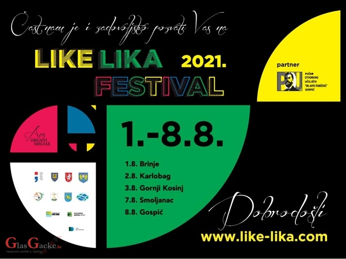 Like Lika Festival – 1. do 8. kolovoza