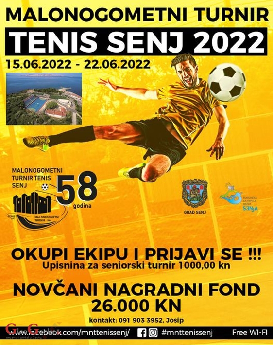 Malonogometni turnir Tenis Senj 2022