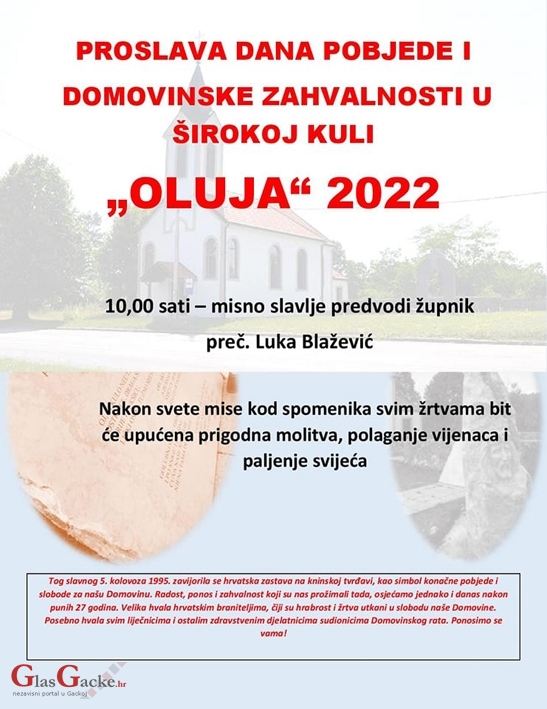 Povodom Oluje u patničkoj Širokoj Kuli 
