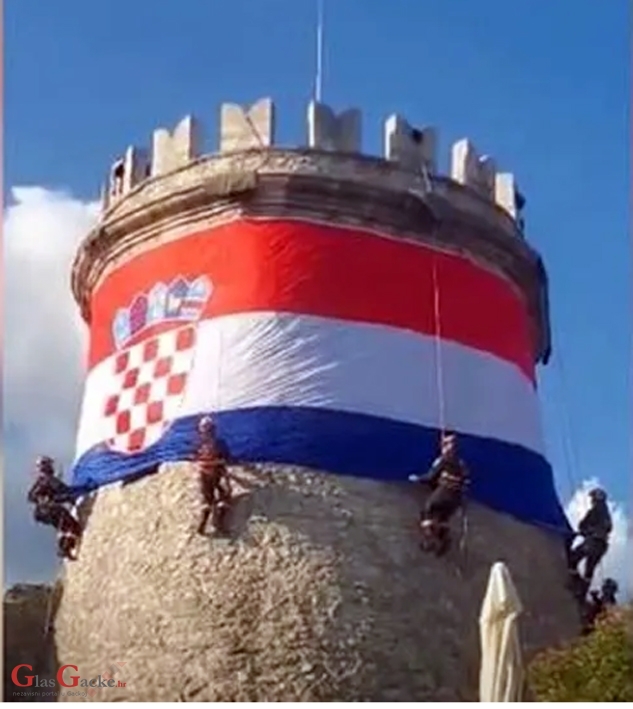 Na Trsatu dosada najveća hrvatska zastava