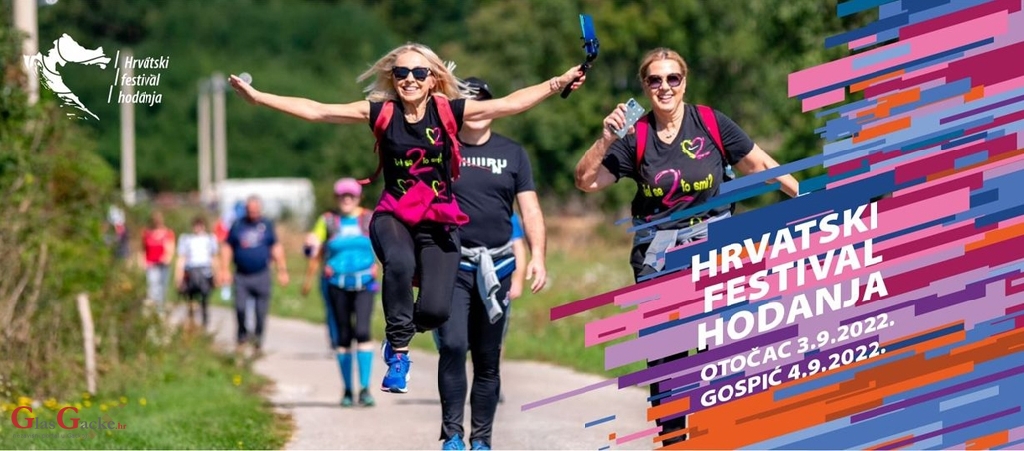 Hrvatski festival hodanja u Gackoj i Lici početkom rujna 