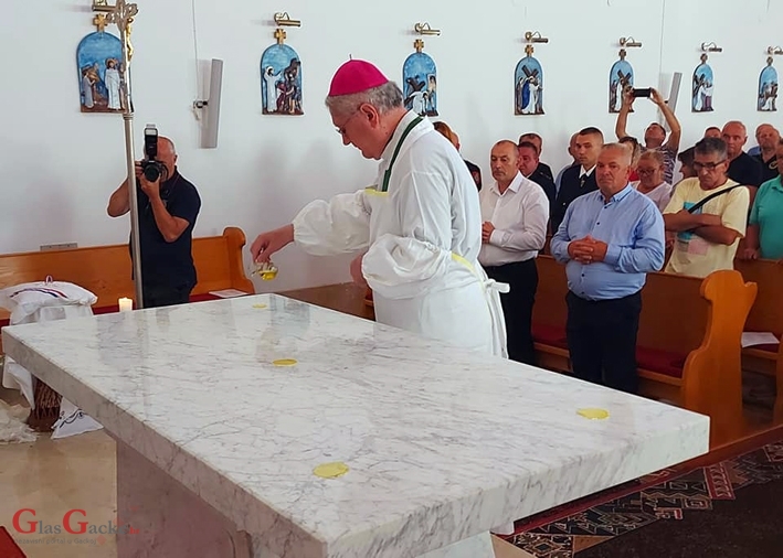 Posveta oltara u crkvi Sv. Ivana Nepomuka u Saborskom