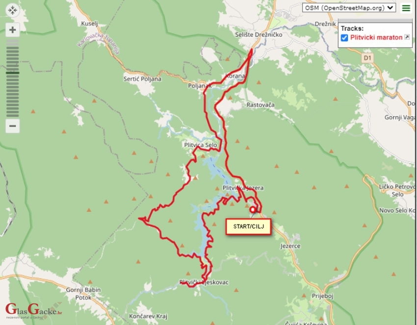 Regulacija prometa tijekom 37. Plitvičkog maratona Regulacija prometa tijekom 37. Plitvičkog maratona