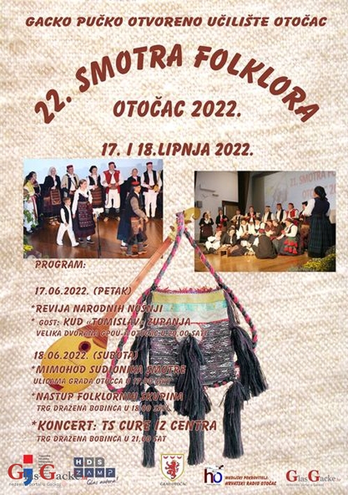 Sve spremno za 22. Smotru folklora Otočac