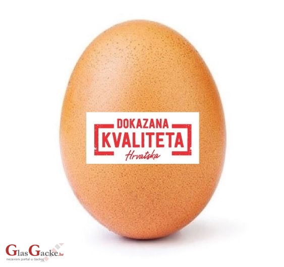 Priznata druga oznaka iz nacionalnog sustava kvalitete „Dokazana kvaliteta - Hrvatska“ za konzumna jaja