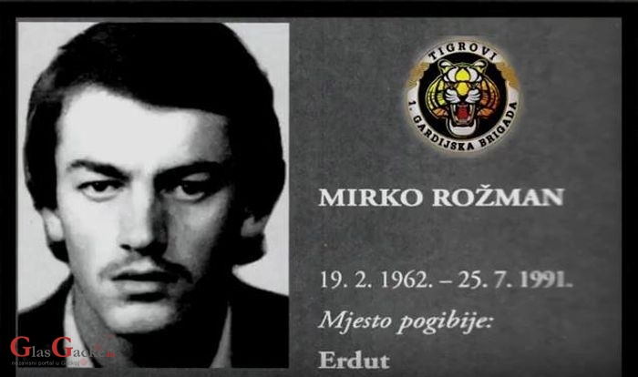 Mirko Rožman – poginuo u Erdutu na današnji dan