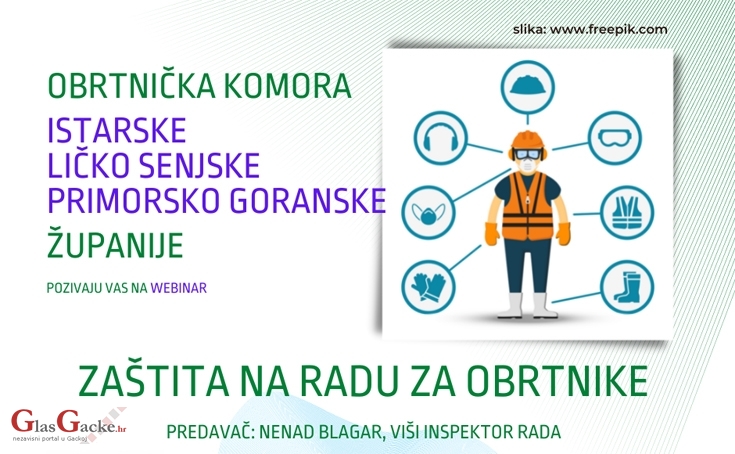 Webinar Zaštita na radu za obrtnike Webinar Zaštita na radu za obrtnike
