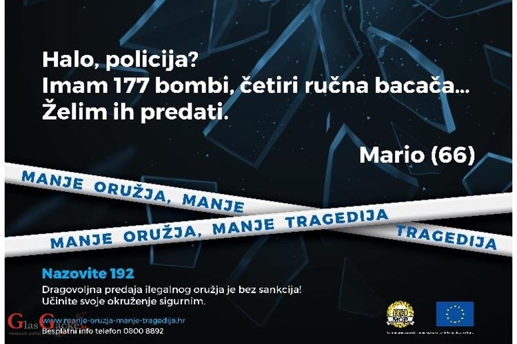 Pronađete li minsko-eksplozivna sredstva ne dirajte ih, već odmah obavijestite policiju