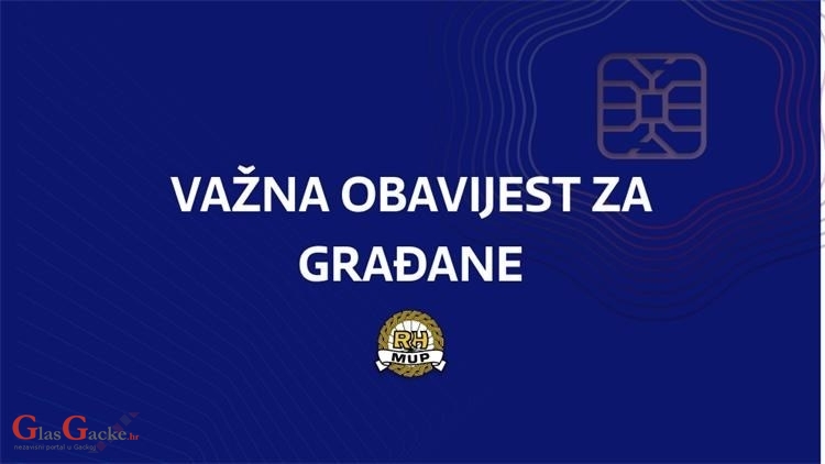 VAŽNA OBAVIJEST ZA GRAĐANE: Zahtjevi za izdavanje e-osobne iskaznice zaprimaju se do sutra