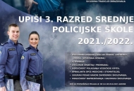 Natječaj za upis učenika u III. razred Policijske škole "Josip Jović"